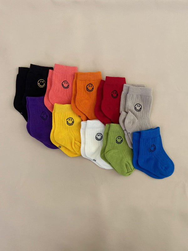 Face Socks Lemon