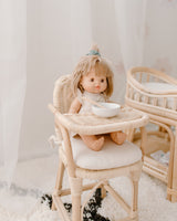 Rattan Doll’s Highchair