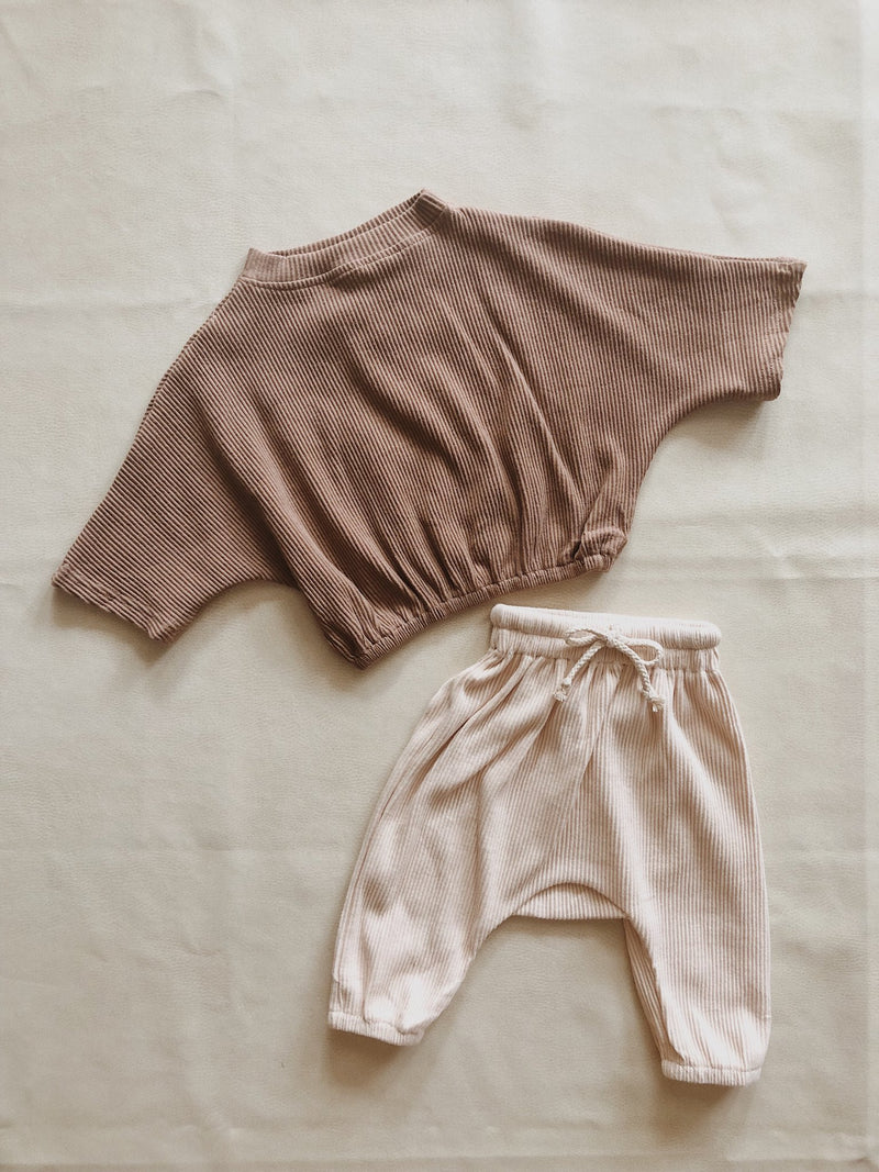 Tully Ribbed Pullover Mocha