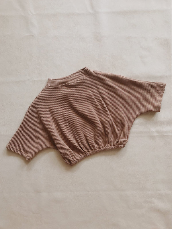 Tully Ribbed Pullover Mocha