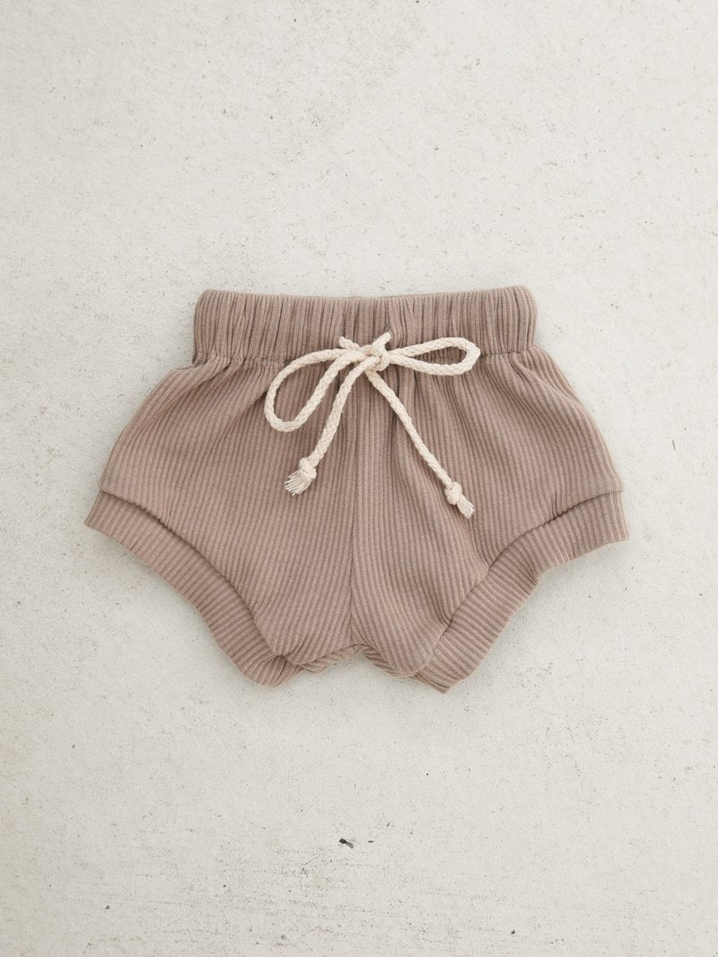 Wategos Ribbed Shorts Taupe