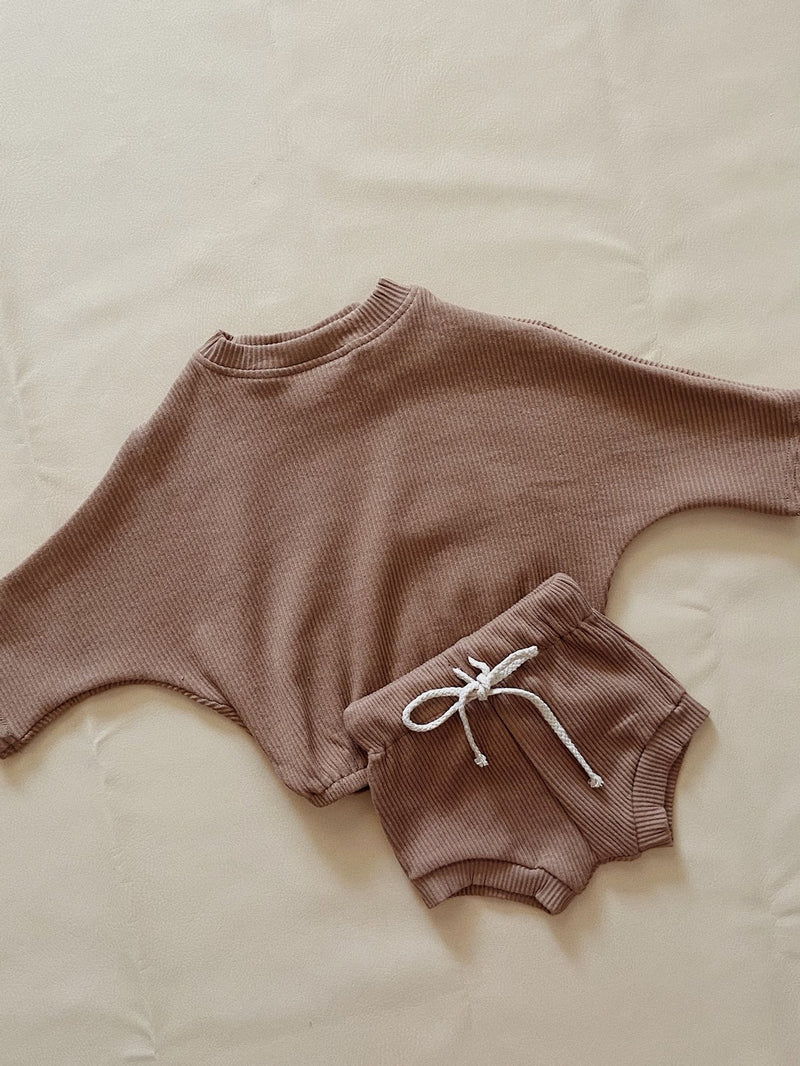 Wategos Ribbed Shorts Mocha