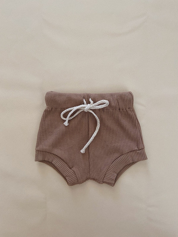 Wategos Ribbed Shorts Mocha