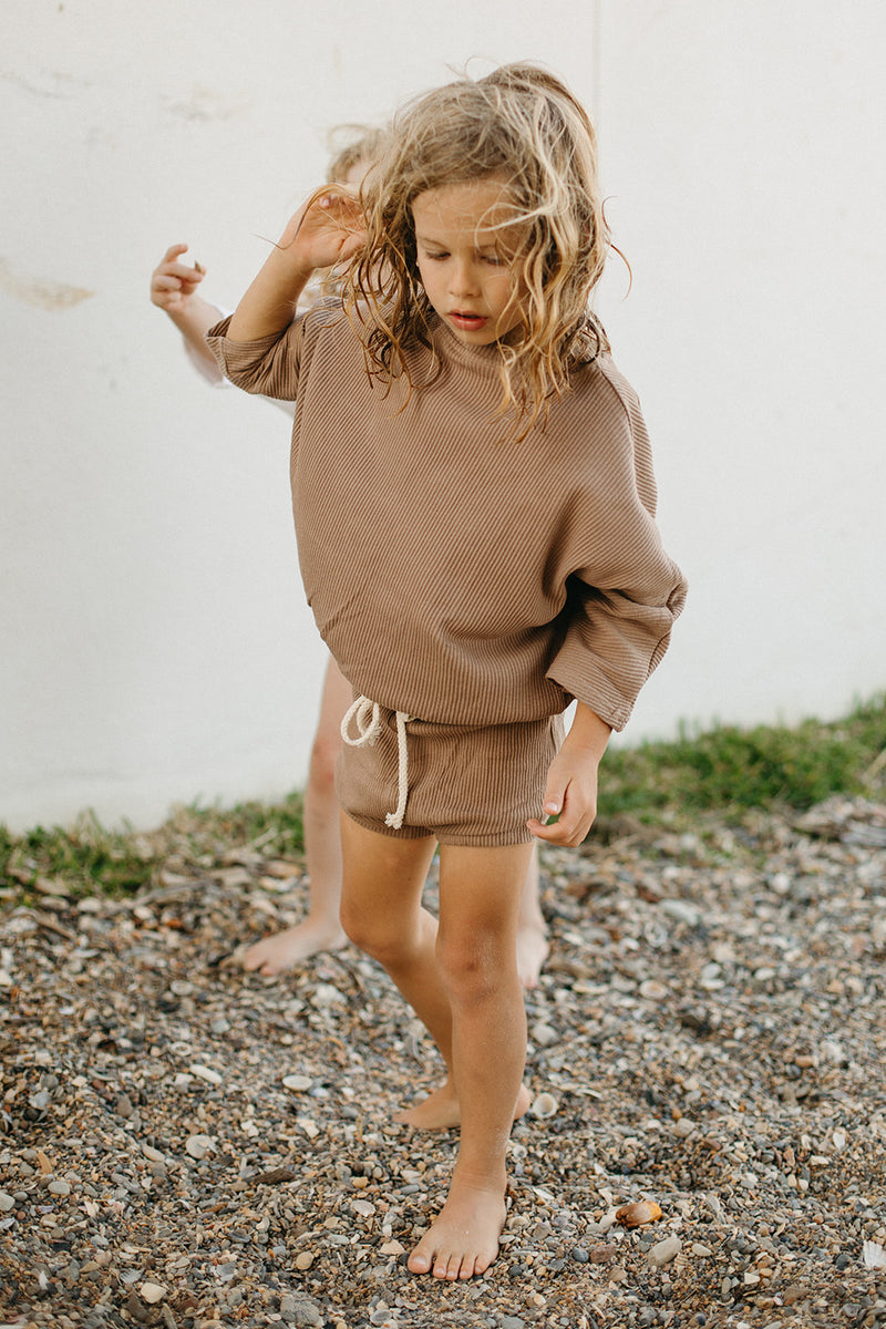 Wategos Ribbed Shorts Mocha