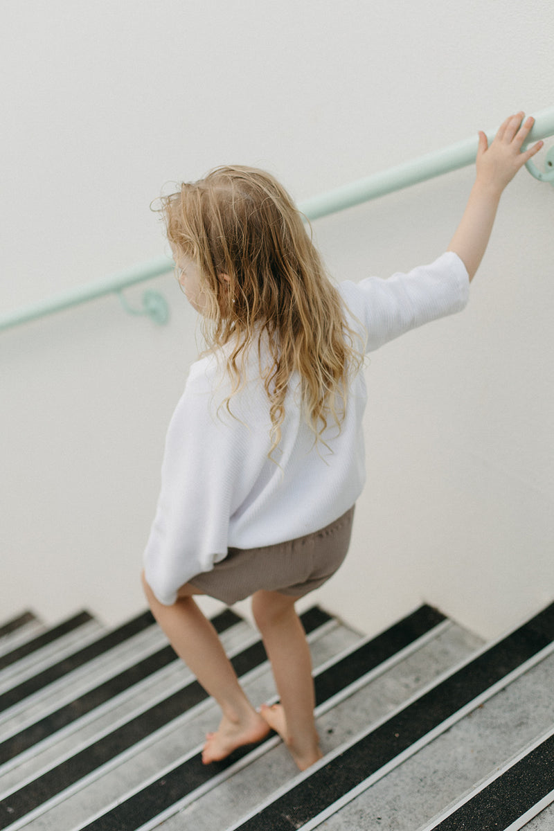 Wategos Ribbed Shorts Taupe