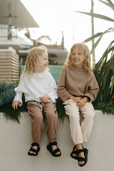 Tully Ribbed Pullover Mocha