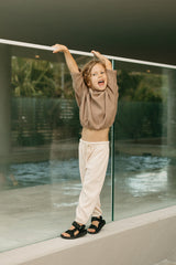 Tully Ribbed Pullover Mocha